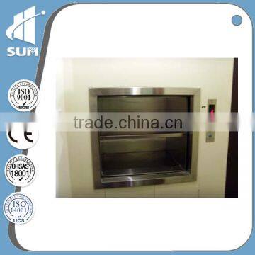 Capacity 400kg speed 0.4m/s restaurant elevator