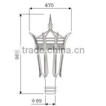 0utdoor Lamp Post Decorations Outdoor Post Light Cast Aluminum Outdoor Lamp Post Luminaire Parts Luminaire Lighting photo-3
