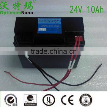 Rechargeable 24v 10ah Li ion Battery Pack LiFePO4 for UPS Uninterrupted Power Supply