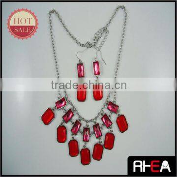 2015 wholesale Fashion New Trend Necklace Jewelry set