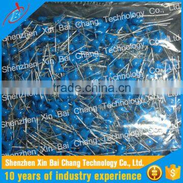 Supply Electronic Components 1000PF 400V Blue Ceramic Capacitor