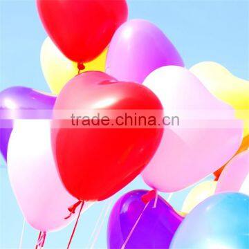 12 inch standard color Heart shape Latex Balloon of Party Supplies