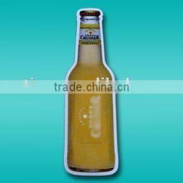 Beer wine bottle shape fridge magnet sticker