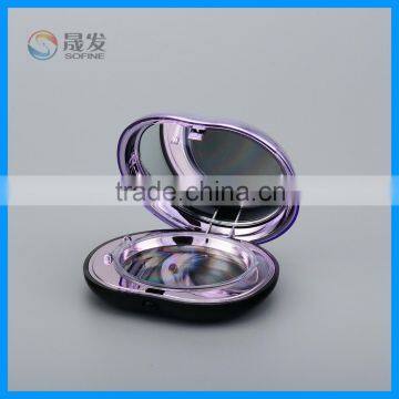 Heart-shaped Empty Compact Powder Case photo-2