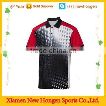 Custom logo china cheap fasion men badminton jersey/jersey designs for badminton