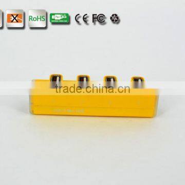 Hi-speed 4 Port MINI Colorful USB 2.0 HUB 480MbPS For PC Laptop Computer photo-4