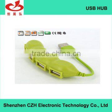 Mini personal design usb por hub, 480MBPS 4 port usb 2.0 hub from usb hub suppliers, good for gifts