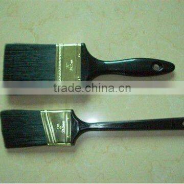 Plastic handle flat brush and sash brush set