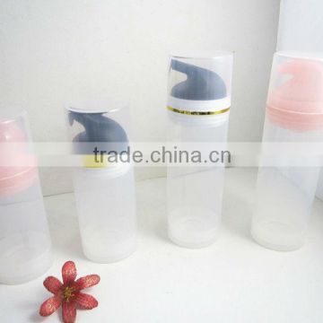 plastic cosmetic lotion bottle with different colours