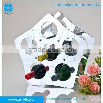 ACRYLIC MIRROR WINE HOLDER WINE RACK