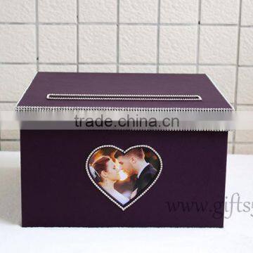 Personalized handmade keepsake boxes with photo frame