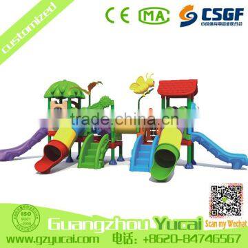 new style china outdoor used playground equipment kids slides for sale