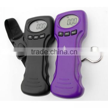 Travel luggage hanging scale digital electronic scale with hook strap