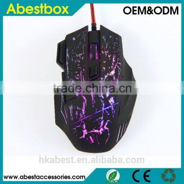 2015 New Arrival 5500 DPI 7 Button LED Optical USB Wired Mouse Gamer Mice computer mouse Gaming Mouse For Pro Gamer