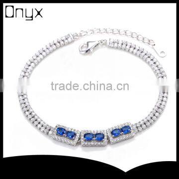 Guangdong manufacturer 925 sterling silver chain bracelet with infinity design