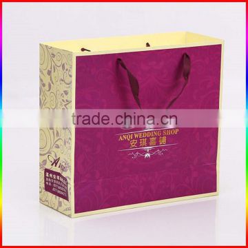 promotional lovely paper gift bag for wedding gifts