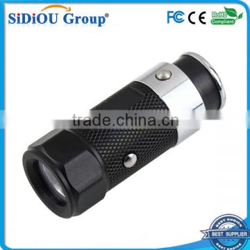 cheap led flashlights cigarette lighter rechargable torch