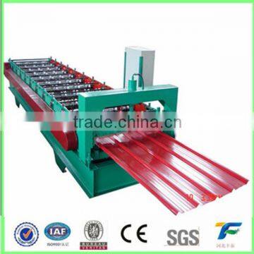 circular arc glazed tile roll forming machine with PLC control system