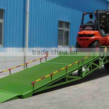 hydraulic container loading dock ramp lift