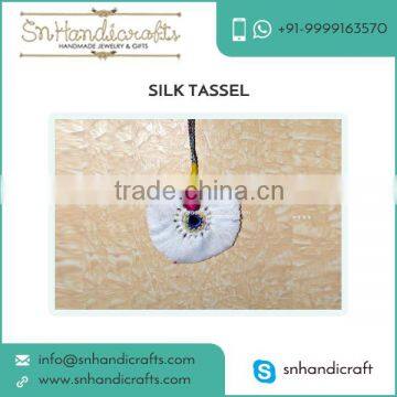 High Grade Natural Silk Tassels Available for Keychain at Rock Bottom Price