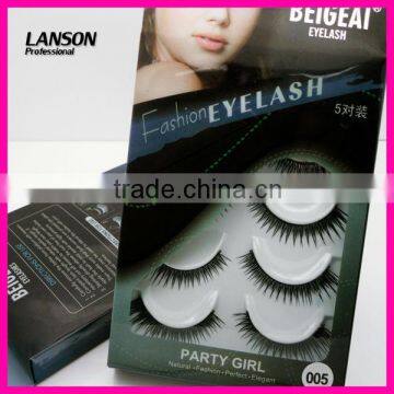 middle quality cheap price hang package false eyelashes / have stock 005#