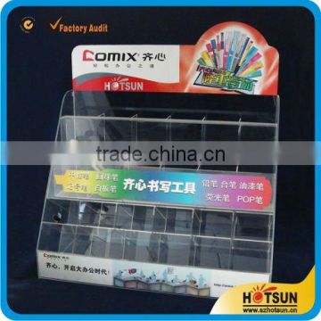 acrylic pen display stand/acrylic straw box