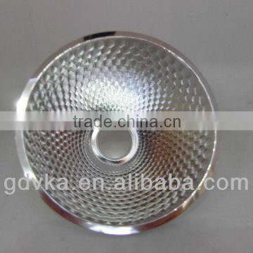 pure aluminum led light reflector with high-efficiency adjusting beam degree,