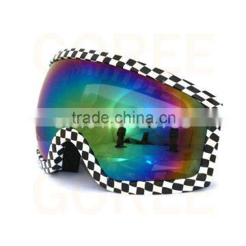 Adult Skiing Goggles Skating Glasses Ski Googles Anti-fog Clear Lens Mirrored Lenses Eyewear Riding Glasses photo-6