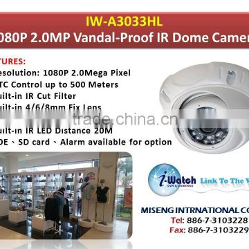 IW-A3033HL Built in IR Cut AHD Vandal Dome Camera