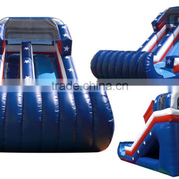 USA printing inflatable dry slide, factory price sale inflatable slides