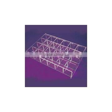 Acrylic 24 Bin Adjustable Trays Organizer