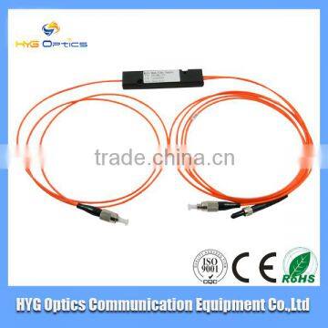 fiber optic multimode 1x2 plc splitter,sma/upc ,fc-fc/upc plc splitter,1x2 fc plc splitter