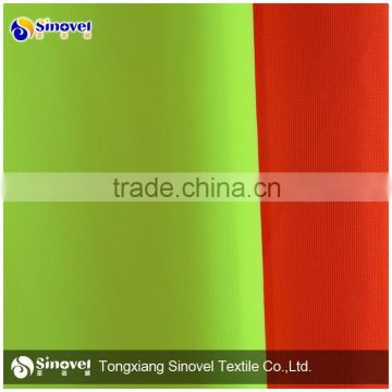 Warp knitted fluorescent fabric/100% polyester fabric tricot fluorescent fabric