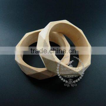 69mm natural log wood vintage style bracelet bangle DIY painting bracelet supplies 1900113