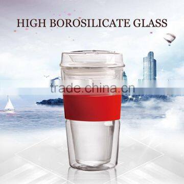 high borosilicate double wall christmas sales different shape coffee mugs for 300ml