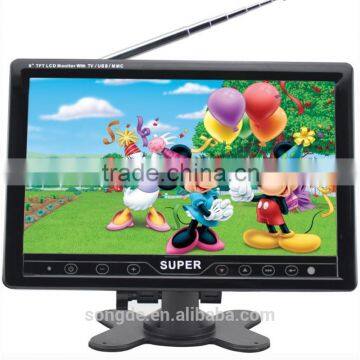 Remote Control Color Lcd Car Monitor 7 Inch Touch Button Car tv Monitor With tv Tuner photo-5