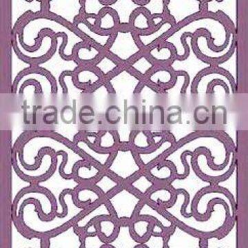 indoor MDF decorative grille wall