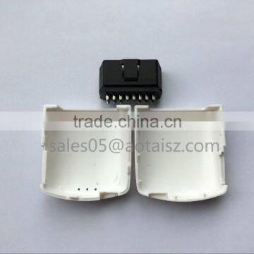 New Arrival White Plastic Material Enclosure With OBDII 16 Pin Male Connector photo-2