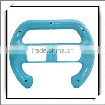 Blue Video Game Steering Wheel For Wii