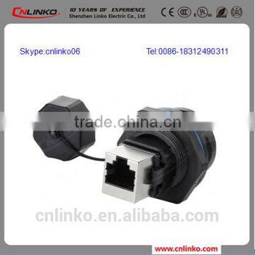 IP67 Waterproof Electric Male Cat5 RJ45 Female Connector for Network photo-4