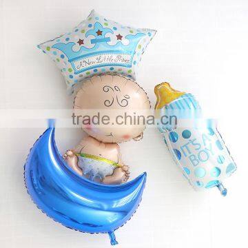 J082401inflatable Balloon Aluminium Foil Balloons, Red/blue Baby Nipple Balloon for Kids photo-2