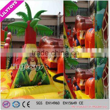 EN14960 Hot Commercial Inflatable Dinosaur Funcity/4 Line Stitching photo-4
