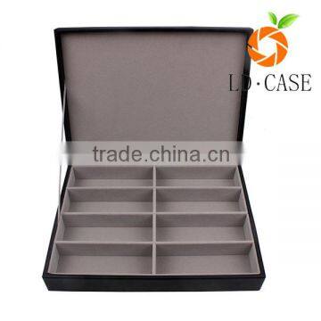 Customized leather eyeware accessories of glasses packing cases in boxes