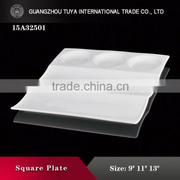 Professional supplier of square plate and square western-food plate with low price