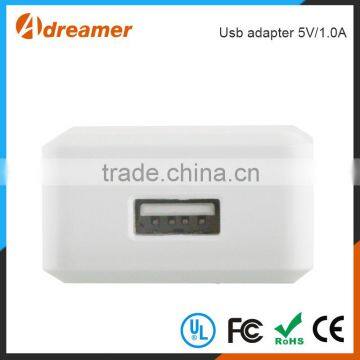Wholesale Power Adapter 5V 1A Micro USB Charger Adapter for Travelling