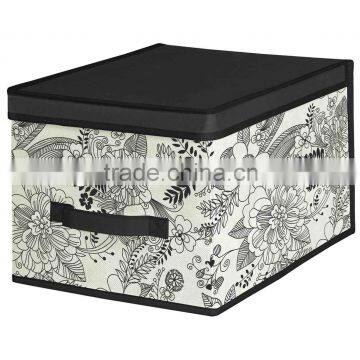 laminated non woven storage boxes/eco-friendly cardboard storage boxes/foldable storage box