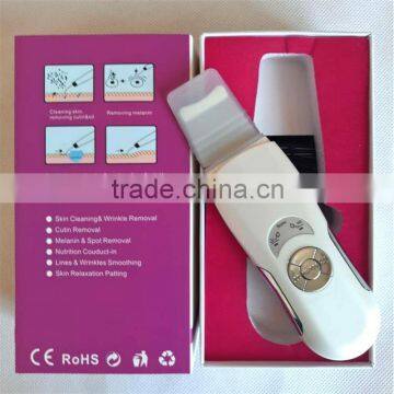 Portable Skin Scrubber Ultrasonic Peeling Beauty Machine