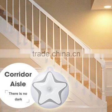Senser Light Rechargeable LED Wireless Light-Motion Human Sensor LED Wall Light Star Night Light