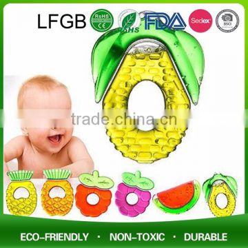 Wholesale customized food Grade bpa free silicone baby teether