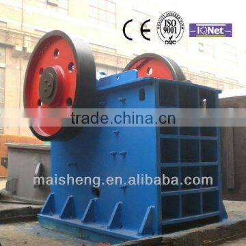 PE Jaw crusher price list with forged steel plate